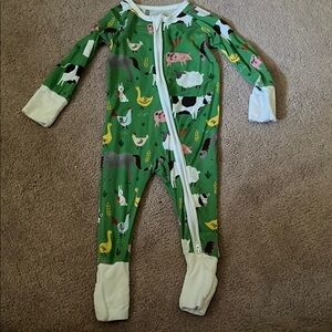 Little Sleepies Green Farm 3-6 Month